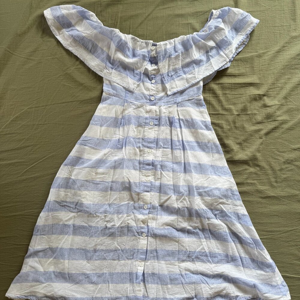 Lulus cotton off the shoulder dress S